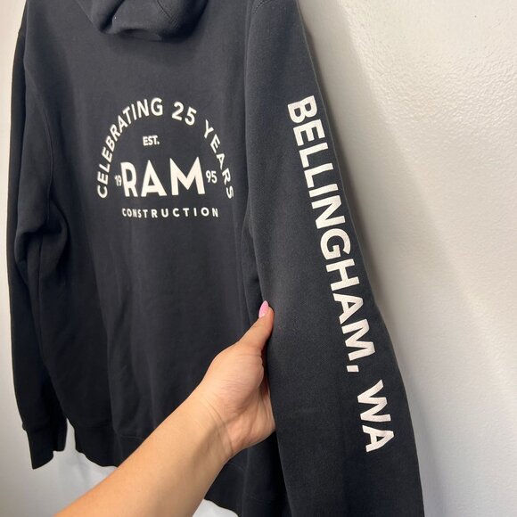 Classic Ram Black Pullover Hoodie – Size L - Picture 1 of 4